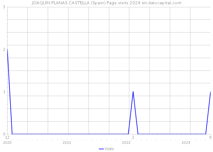 JOAQUIN PLANAS CASTELLA (Spain) Page visits 2024 