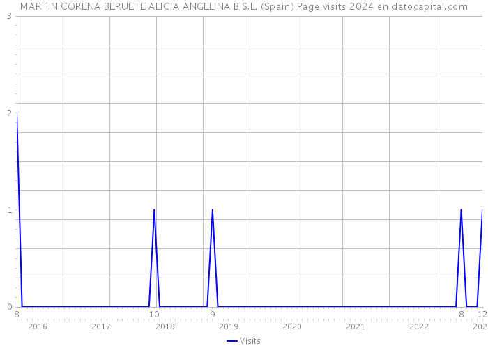 MARTINICORENA BERUETE ALICIA ANGELINA B S.L. (Spain) Page visits 2024 