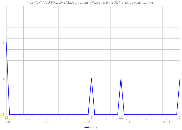 NESTOR AGUIRRE ZABALECU (Spain) Page visits 2024 
