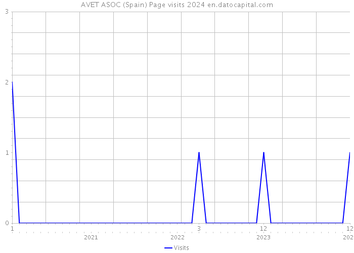 AVET ASOC (Spain) Page visits 2024 