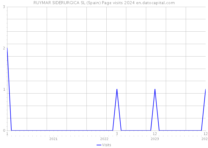 RUYMAR SIDERURGICA SL (Spain) Page visits 2024 