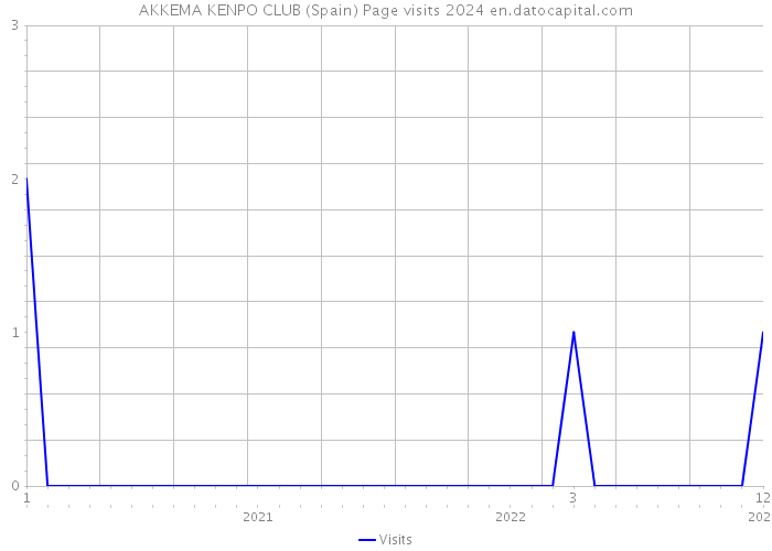 AKKEMA KENPO CLUB (Spain) Page visits 2024 