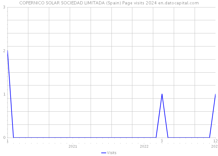 COPERNICO SOLAR SOCIEDAD LIMITADA (Spain) Page visits 2024 