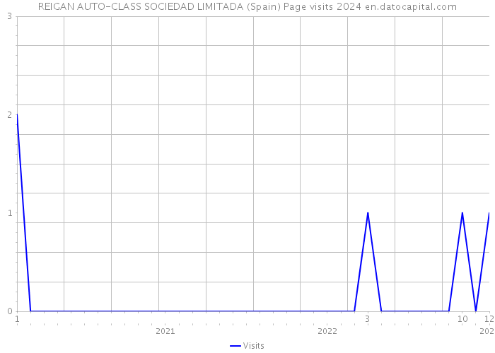 REIGAN AUTO-CLASS SOCIEDAD LIMITADA (Spain) Page visits 2024 