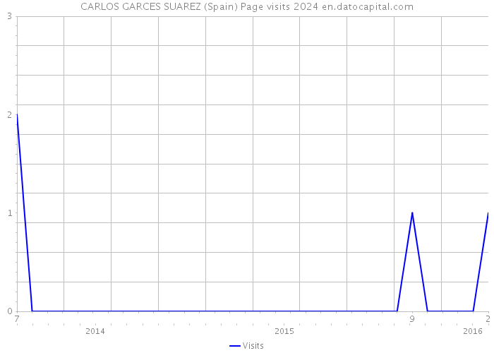 CARLOS GARCES SUAREZ (Spain) Page visits 2024 