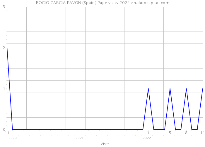 ROCIO GARCIA PAVON (Spain) Page visits 2024 