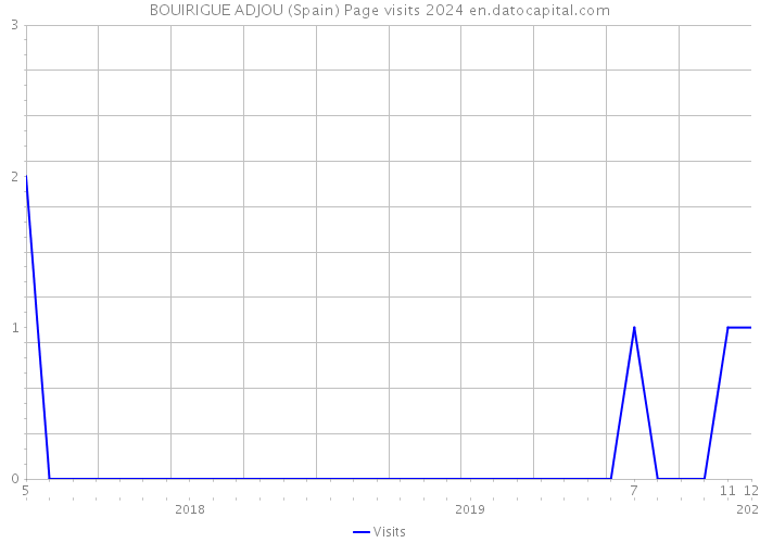 BOUIRIGUE ADJOU (Spain) Page visits 2024 