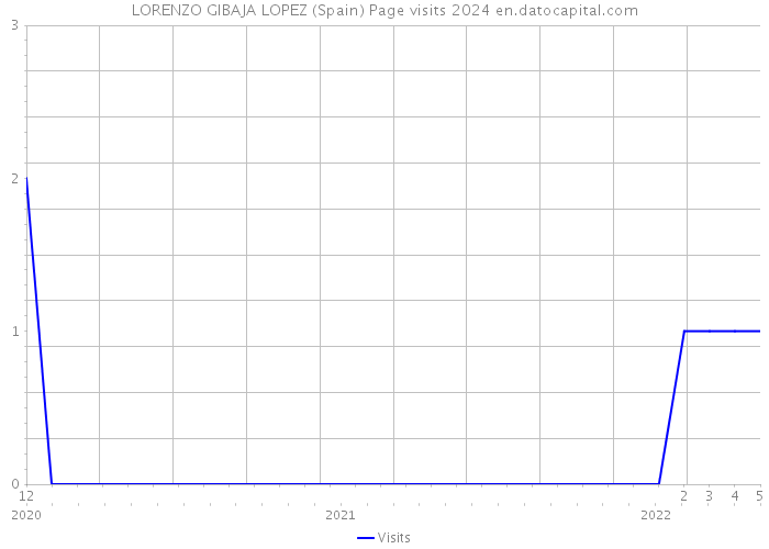 LORENZO GIBAJA LOPEZ (Spain) Page visits 2024 