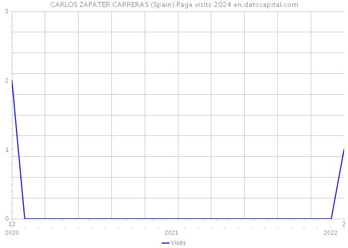 CARLOS ZAPATER CARRERAS (Spain) Page visits 2024 