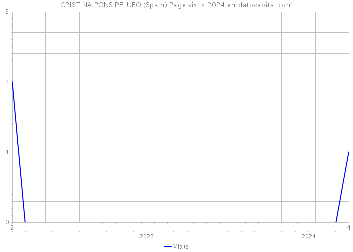 CRISTINA PONS PELUFO (Spain) Page visits 2024 
