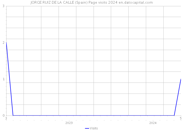 JORGE RUIZ DE LA CALLE (Spain) Page visits 2024 