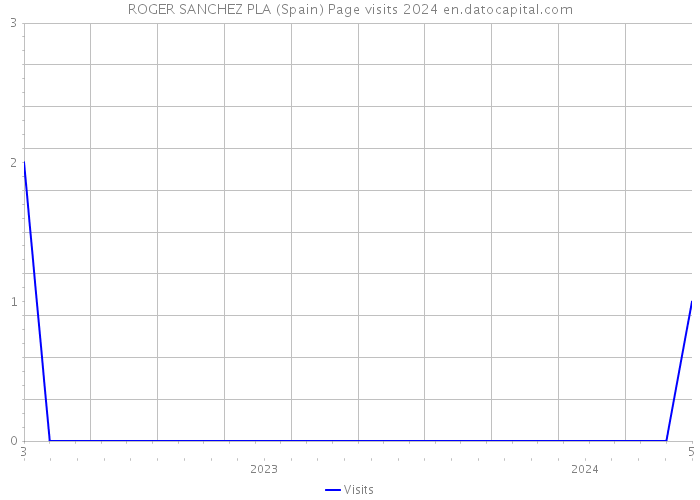 ROGER SANCHEZ PLA (Spain) Page visits 2024 
