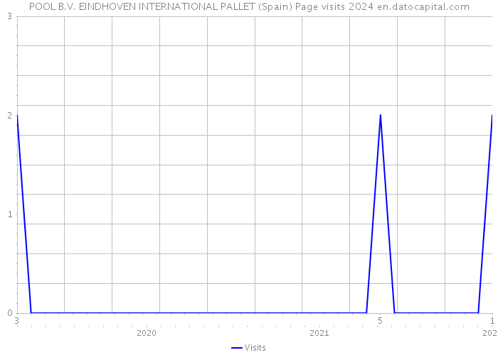 POOL B.V. EINDHOVEN INTERNATIONAL PALLET (Spain) Page visits 2024 