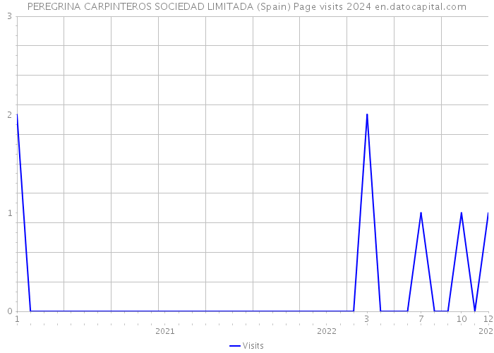 PEREGRINA CARPINTEROS SOCIEDAD LIMITADA (Spain) Page visits 2024 