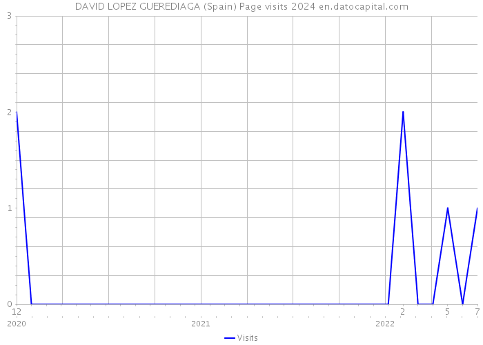 DAVID LOPEZ GUEREDIAGA (Spain) Page visits 2024 