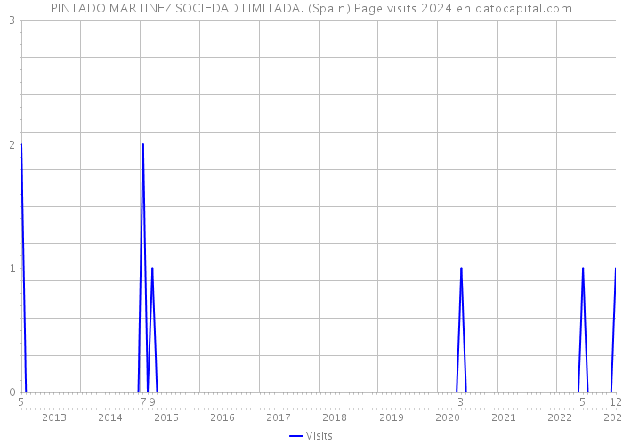 PINTADO MARTINEZ SOCIEDAD LIMITADA. (Spain) Page visits 2024 