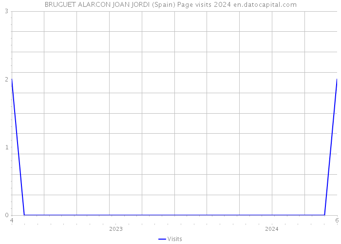 BRUGUET ALARCON JOAN JORDI (Spain) Page visits 2024 