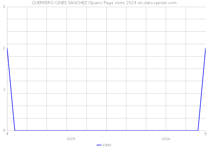 GUERRERO GINES SANCHEZ (Spain) Page visits 2024 