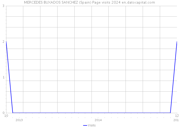 MERCEDES BUXADOS SANCHEZ (Spain) Page visits 2024 