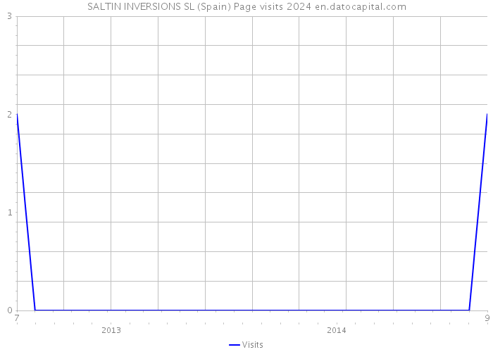 SALTIN INVERSIONS SL (Spain) Page visits 2024 