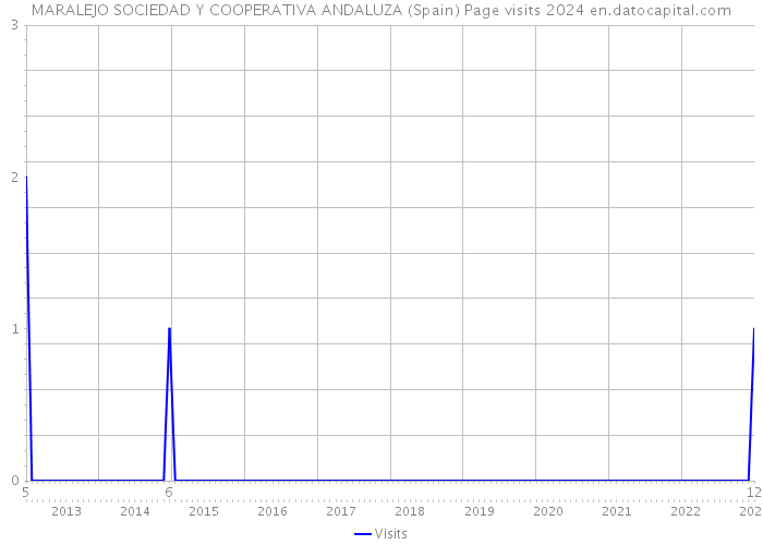 MARALEJO SOCIEDAD Y COOPERATIVA ANDALUZA (Spain) Page visits 2024 