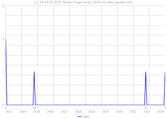 J C SAYAGO SCP (Spain) Page visits 2024 