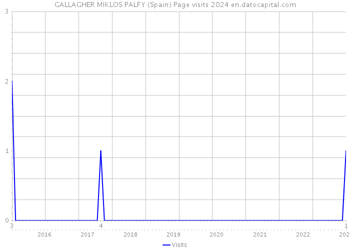 GALLAGHER MIKLOS PALFY (Spain) Page visits 2024 
