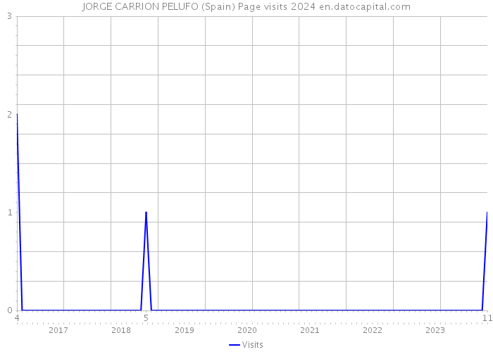 JORGE CARRION PELUFO (Spain) Page visits 2024 