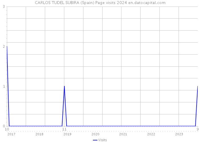 CARLOS TUDEL SUBIRA (Spain) Page visits 2024 