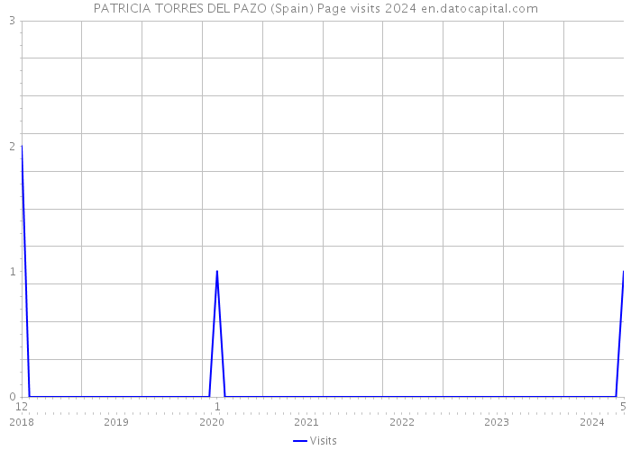 PATRICIA TORRES DEL PAZO (Spain) Page visits 2024 
