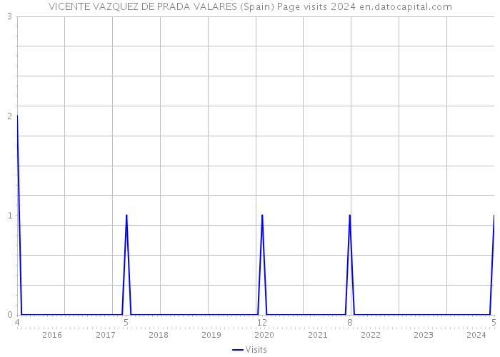 VICENTE VAZQUEZ DE PRADA VALARES (Spain) Page visits 2024 