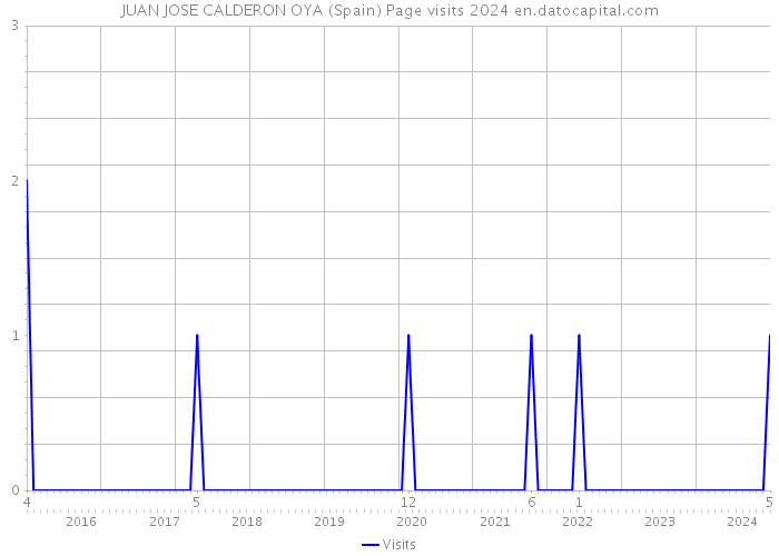 JUAN JOSE CALDERON OYA (Spain) Page visits 2024 