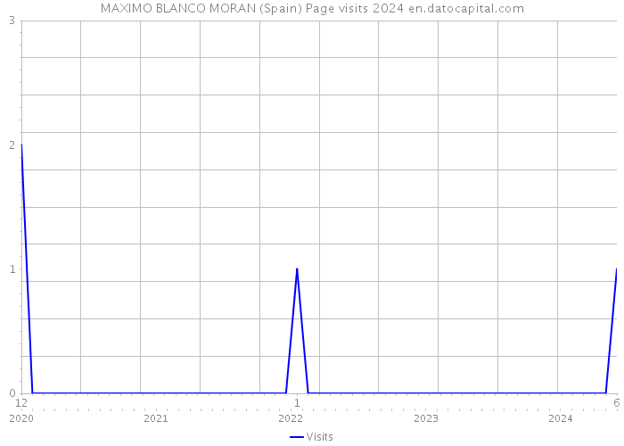 MAXIMO BLANCO MORAN (Spain) Page visits 2024 