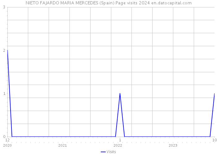 NIETO FAJARDO MARIA MERCEDES (Spain) Page visits 2024 