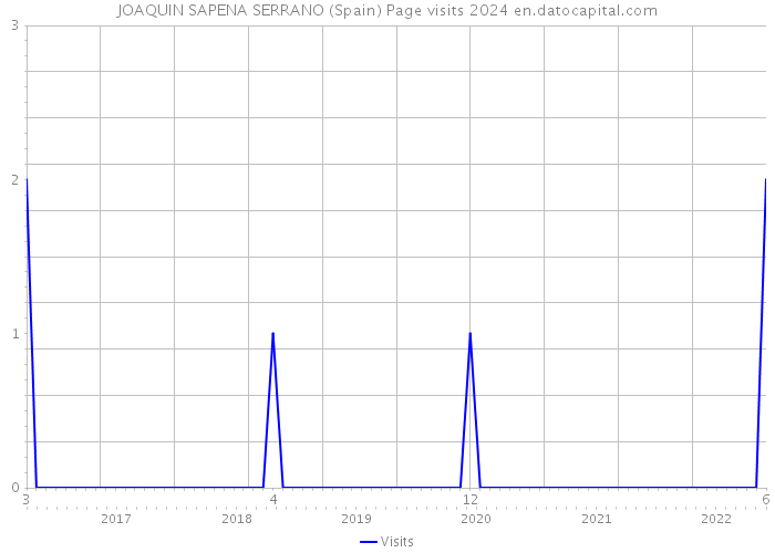 JOAQUIN SAPENA SERRANO (Spain) Page visits 2024 