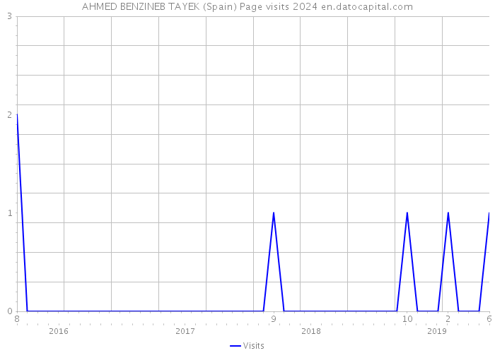 AHMED BENZINEB TAYEK (Spain) Page visits 2024 