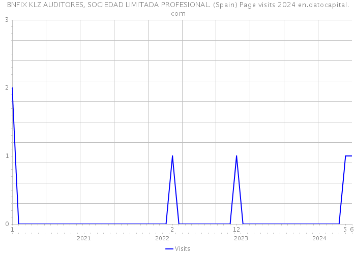 BNFIX KLZ AUDITORES, SOCIEDAD LIMITADA PROFESIONAL. (Spain) Page visits 2024 