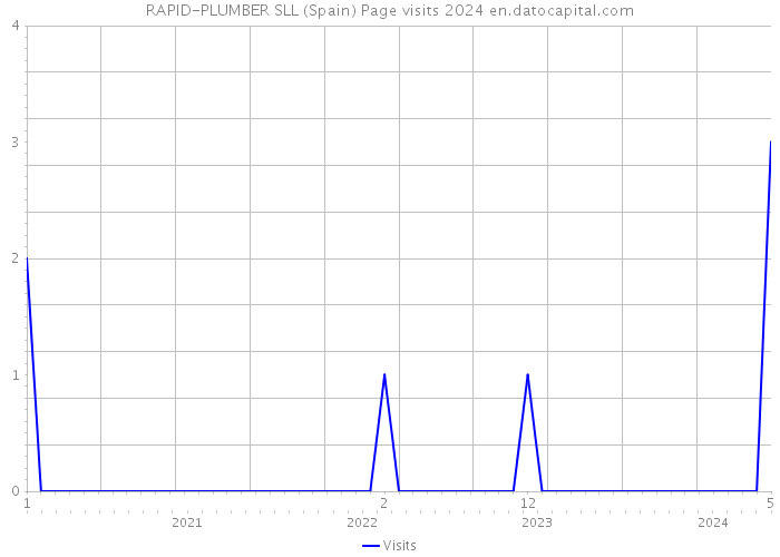 RAPID-PLUMBER SLL (Spain) Page visits 2024 