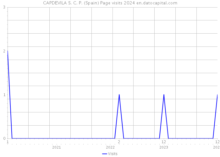 CAPDEVILA S. C. P. (Spain) Page visits 2024 
