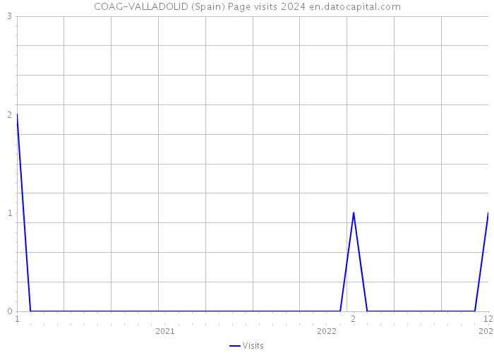 COAG-VALLADOLID (Spain) Page visits 2024 