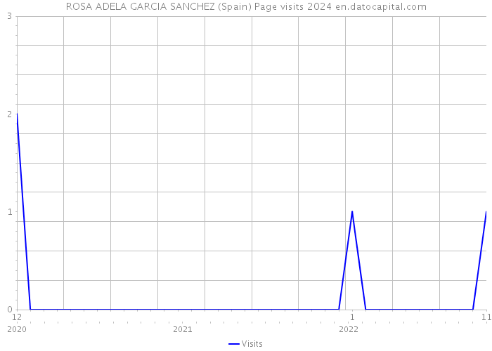ROSA ADELA GARCIA SANCHEZ (Spain) Page visits 2024 