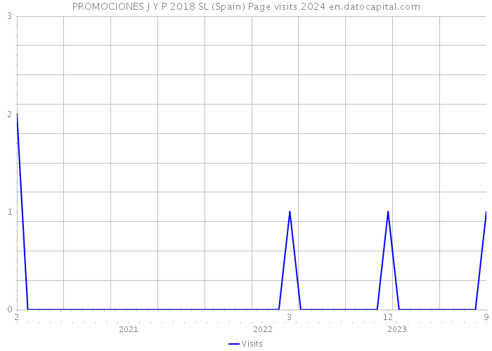 PROMOCIONES J Y P 2018 SL (Spain) Page visits 2024 