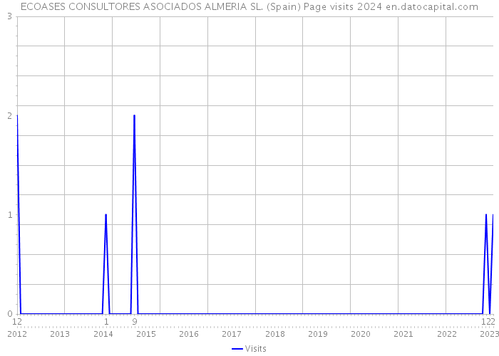 ECOASES CONSULTORES ASOCIADOS ALMERIA SL. (Spain) Page visits 2024 