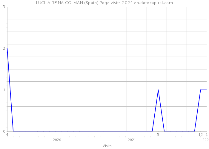 LUCILA REINA COLMAN (Spain) Page visits 2024 