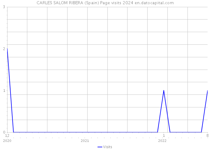 CARLES SALOM RIBERA (Spain) Page visits 2024 