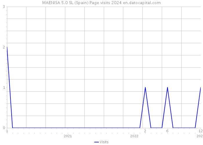 MAENISA 5.0 SL (Spain) Page visits 2024 