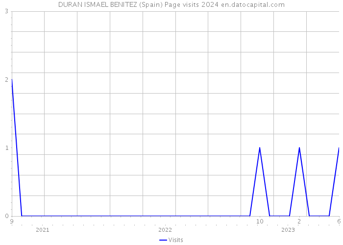 DURAN ISMAEL BENITEZ (Spain) Page visits 2024 