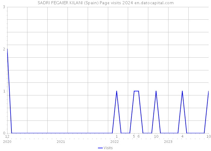 SADRI FEGAIER KILANI (Spain) Page visits 2024 