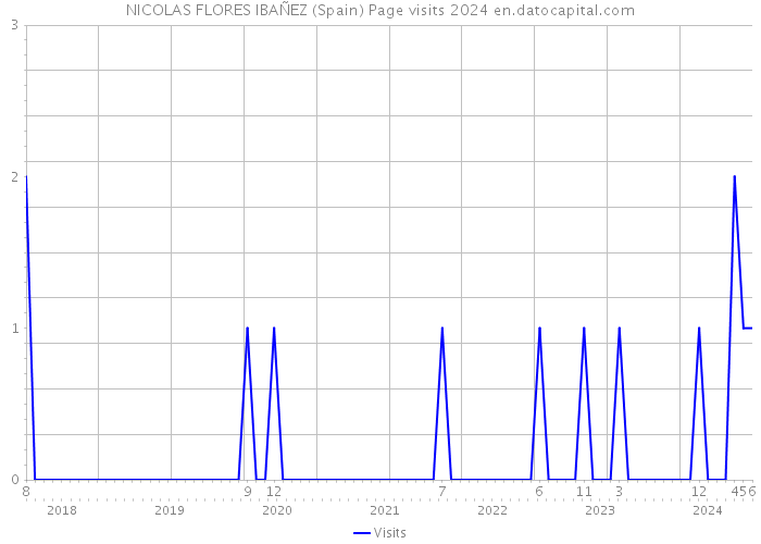 NICOLAS FLORES IBAÑEZ (Spain) Page visits 2024 