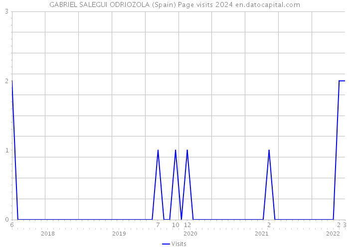 GABRIEL SALEGUI ODRIOZOLA (Spain) Page visits 2024 